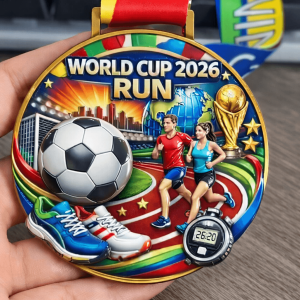 World Cup 2026 Run commemorative medal