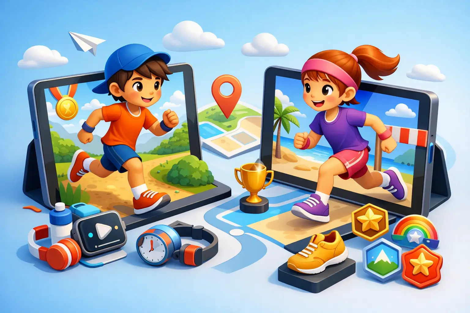 Virtual Running Challenges for Kids Explained