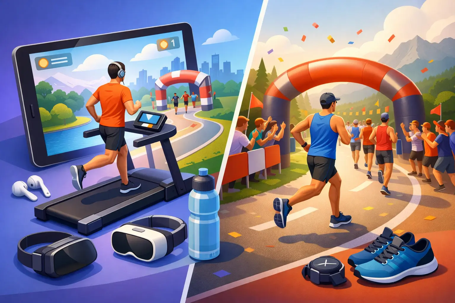 Virtual Race vs In-Person Race: Which Fits?