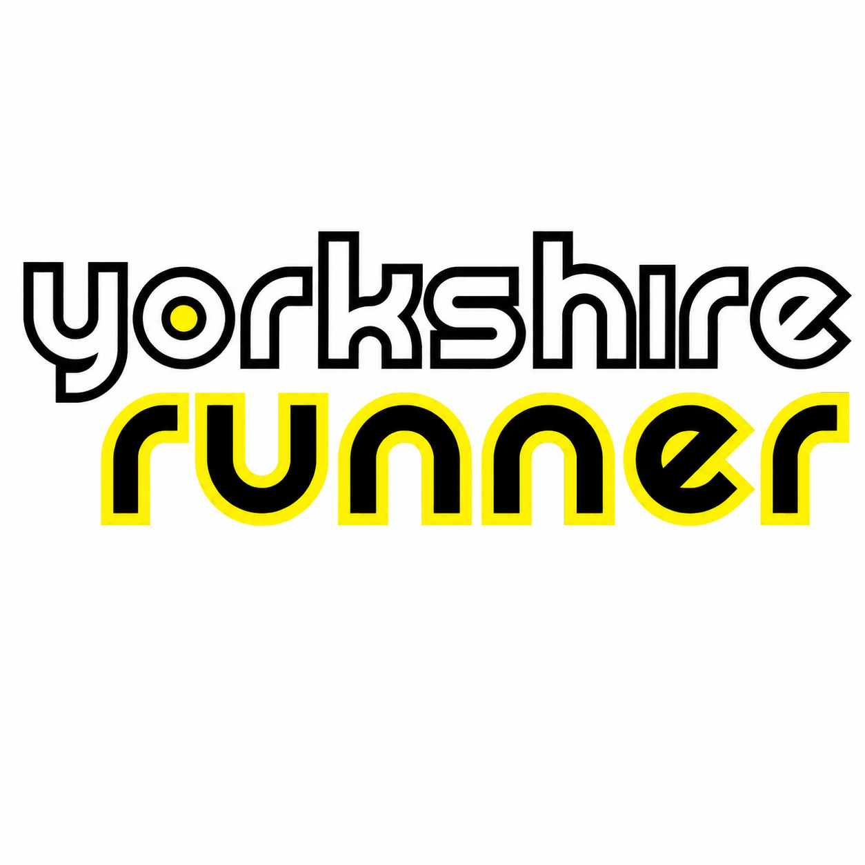 Yorkshire Runner logo in black and yellow